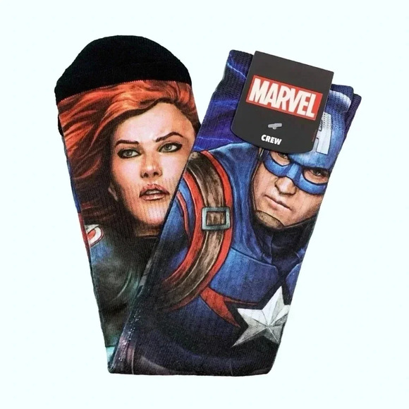 NWT Bioworld Marvel Avengers Socks - Picture 1 of 9